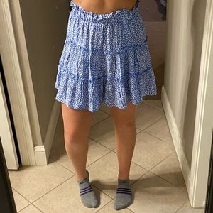 Size 2, blue skirt, Target